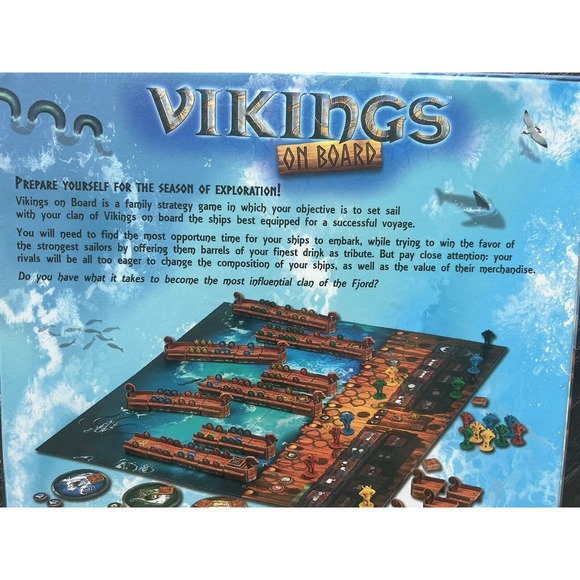 Vikings On Board 2016 Blue Orange Board Game, New and Sealed - Picture 3 of 9